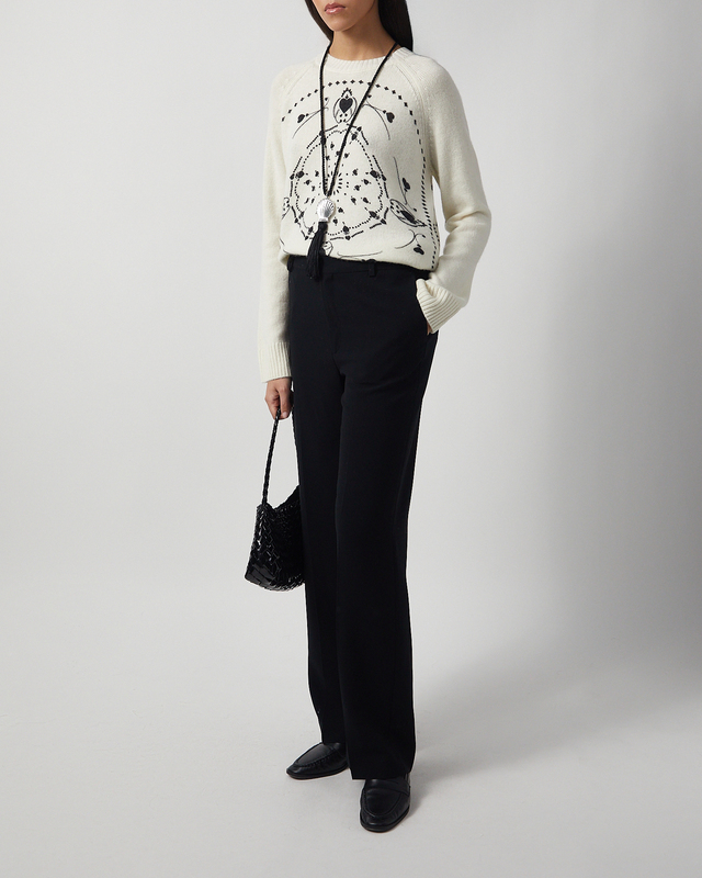 CLOEYS Sweater Bandana Cashmere White M-L