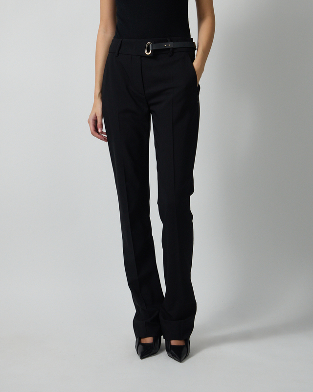 Sportmax Bukse Slim-Fit Stretch Black IT 42 (EUR M)