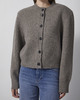 RÓHE Cardigan Statement Mouliné Taupe 40