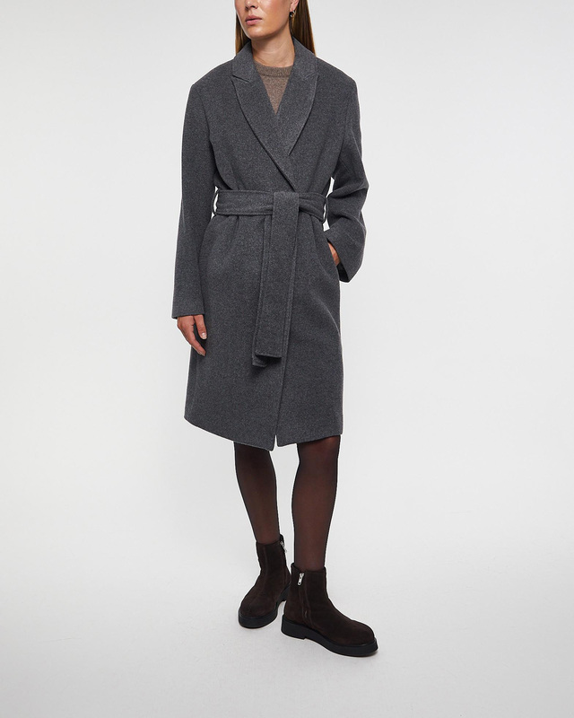 Wakakuu Icons Coat Helle Wool Cashmere Grå M