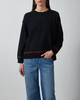 Found Striktrøje Crest Black L