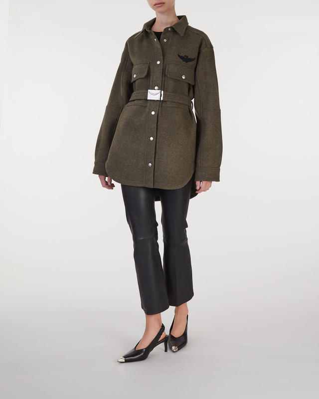 Zadig & Voltaire Jacka Trop Lainage Brons L