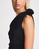Magda Butrym Top One Shoulder T-Shirt Black FR 36 (EUR 34)