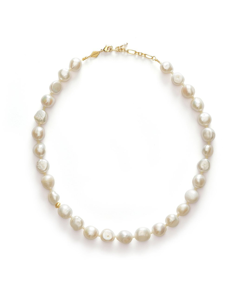 Necklace Stellar Pearly Gold 1