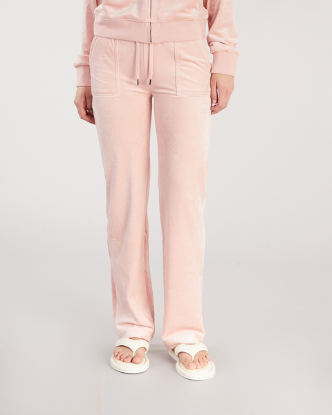 Trousers Del Rey Classic Velour Light pink 1