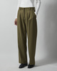 Dagmar Byxor Relaxed Wool Olive 38