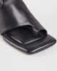 Proenza Schouler Sandal SQUAREASYMMETRICTOERINGSANDAL Svart EUR 36