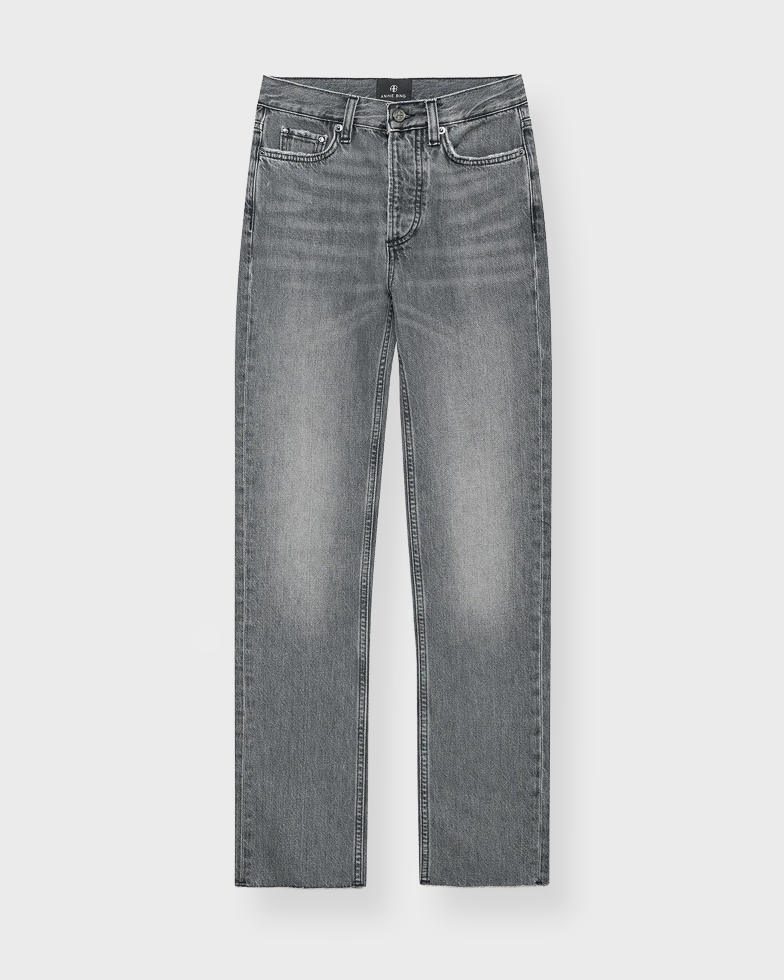 Anine Bing Women's Dark Grey Melange Bruno Jean - Ash Grey 28