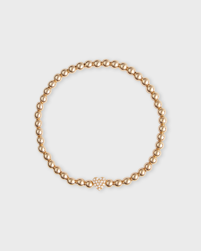 CBYC Bracelet Gold Heart Guld ONESIZE