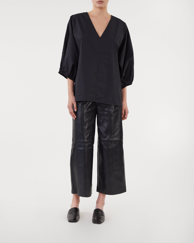 By Malene Birger Blouse Shirt Piamontes Black 34