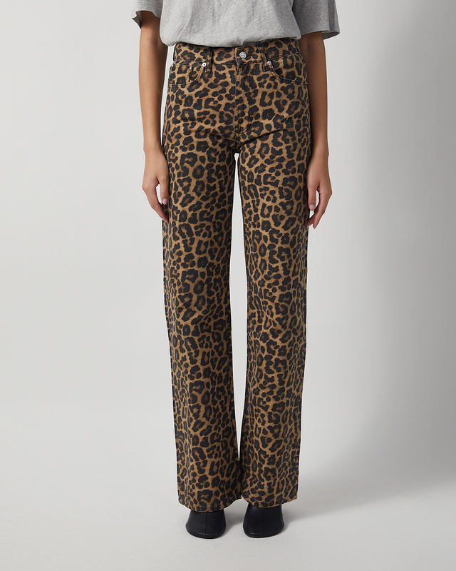 Anine Bing Jeans Hugh Leopard 28