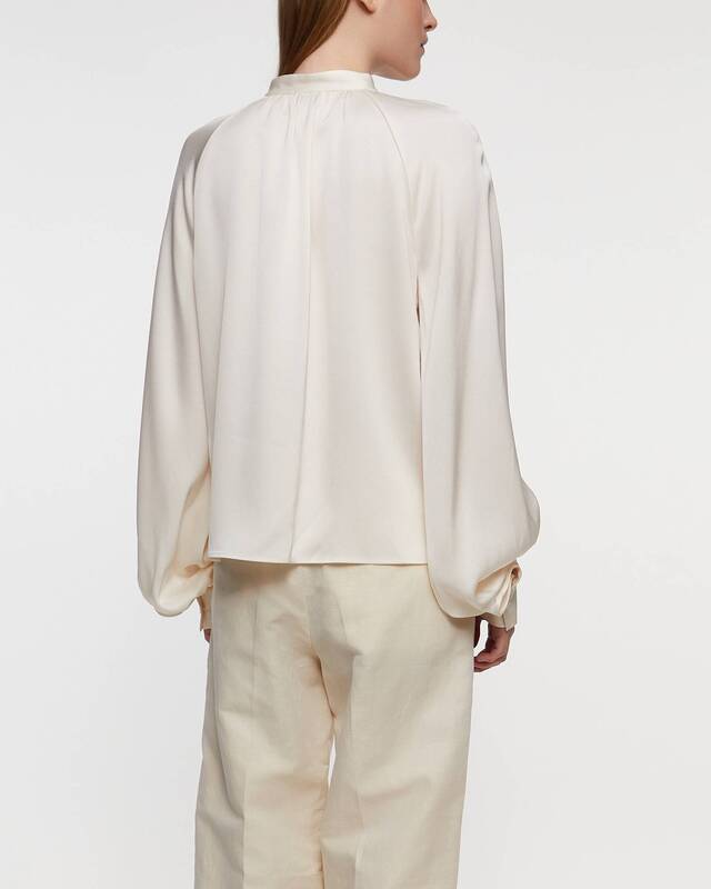 Filippa K Blouse Stand Collar  Creme 40