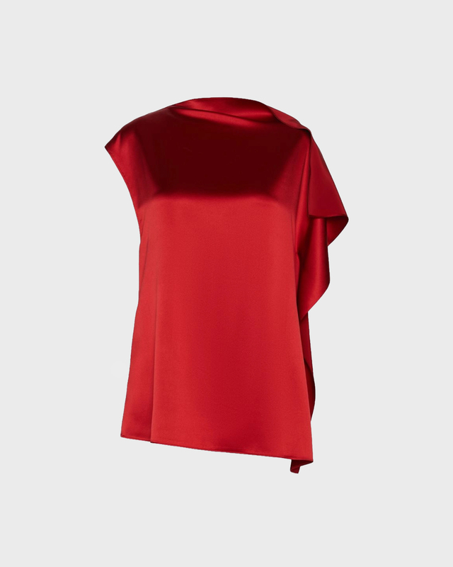 Sportmax Vest Woven Ruby IT 42 (EUR M)