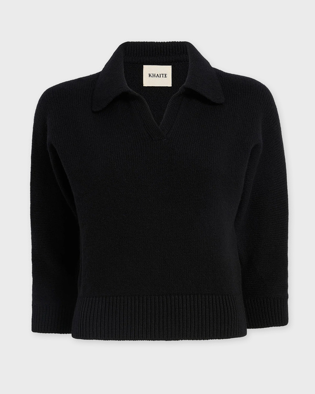 KHAITE Tröja Herve Cashmere Svart S