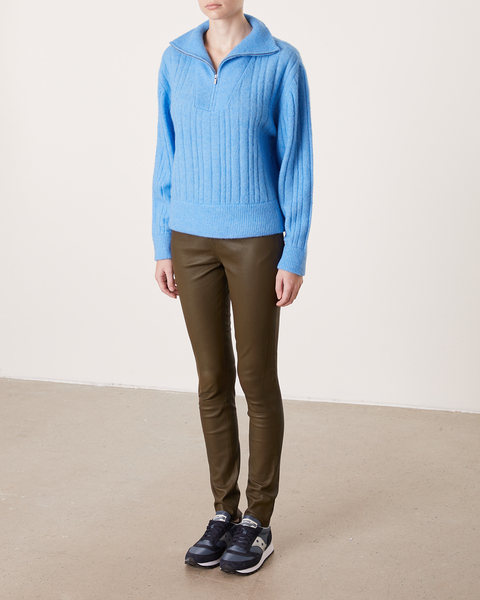 Sweater AlphaGZ R zipper pullover Ljusblå 1