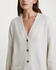 LISA YANG Cardigan Morgan Cashmere Offwhite 0 (XS-S)