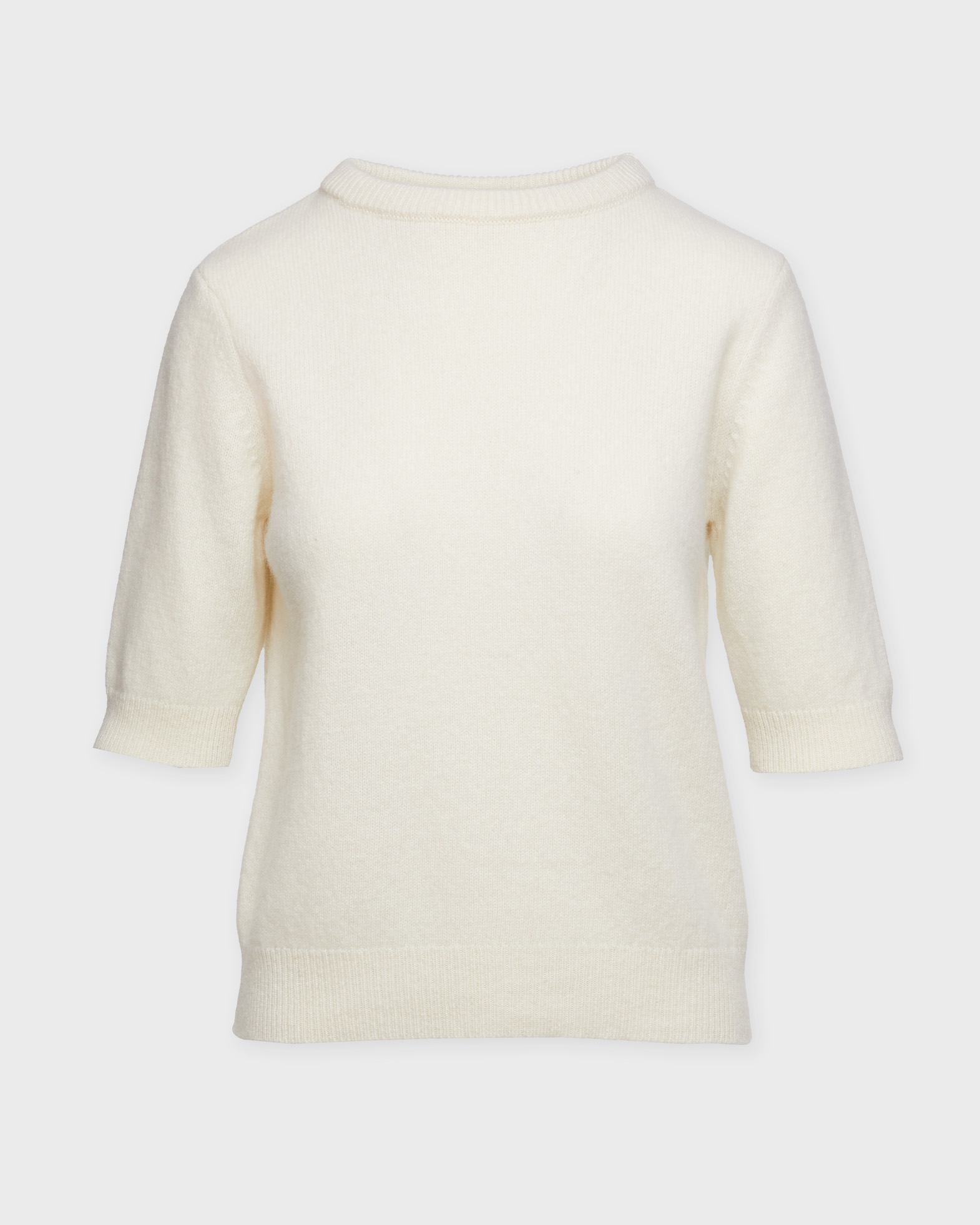 Wakakuu Icons Women's Cream Top London Wool Cashmere M