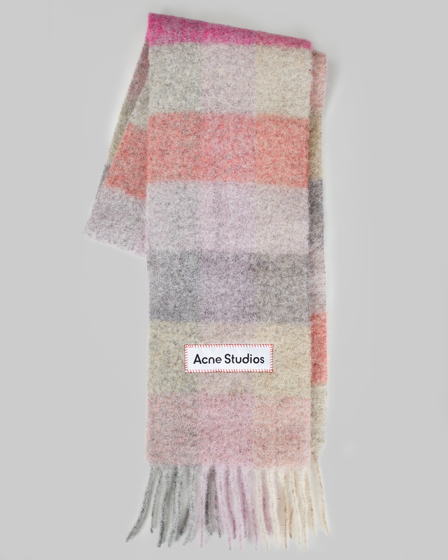 Acne Studios Scarf Vally Pink ONESIZE