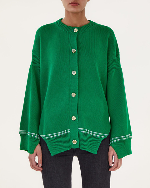 Cardigan Grön 1