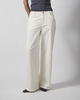 Wakakuu Icons Jeans Flared Cotton Offwhite L