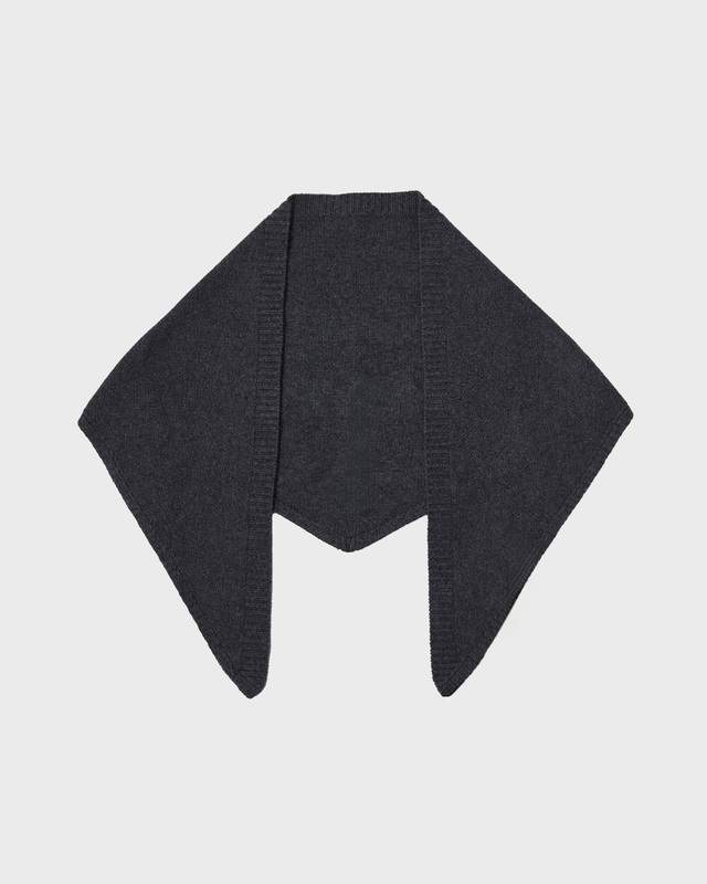 Wakakuu Icons Skjerf Wool Cashmere Triangle Grey ONESIZE