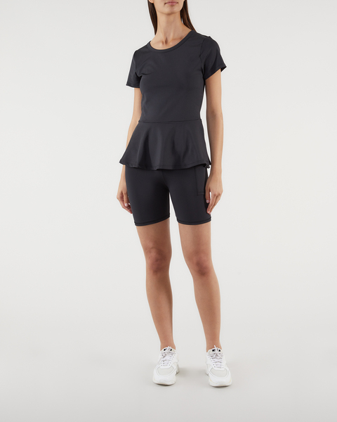Sports Top Peplum Black 2