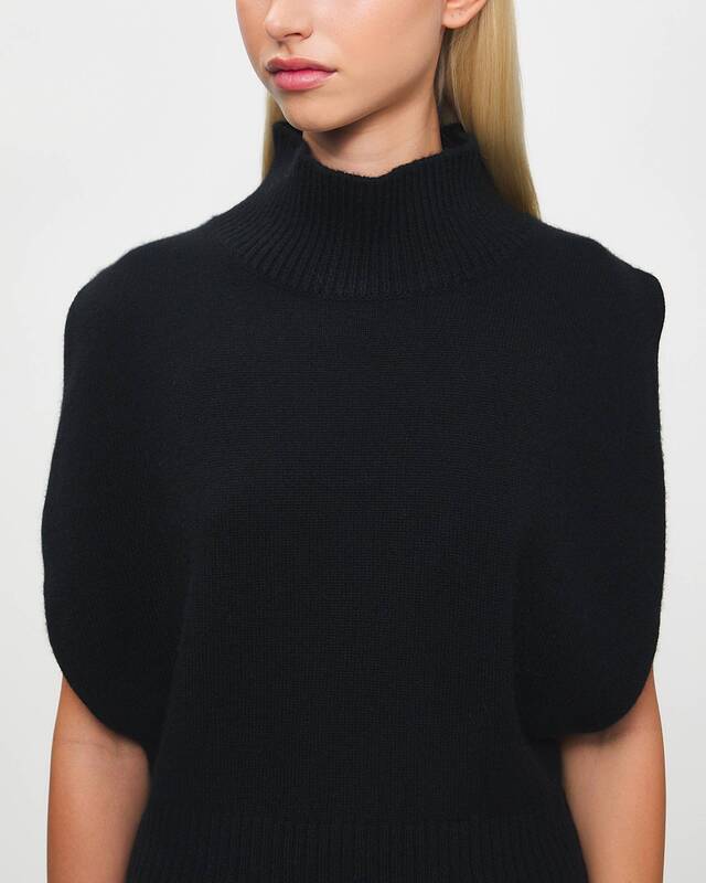 LISA YANG Top Zaya Cashmere Svart 1 (S-M)