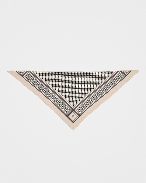 Cashmere Scarf Triangle Trinity Classic M Dune 1