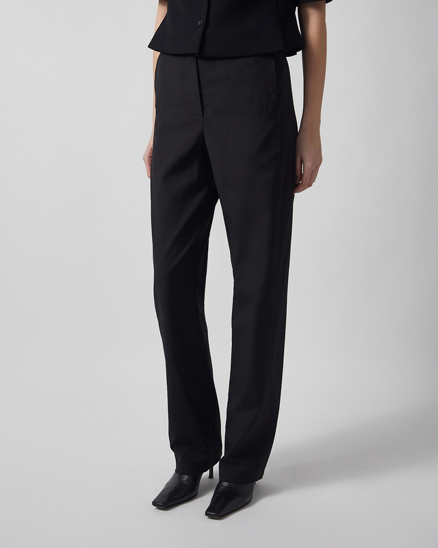 KHAITE Trousers Borden Pant Black US 8 (EUR 40)