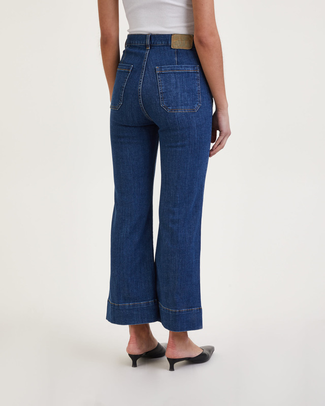 Jeanerica Jeans SW012 St Monica Cropped Blå W28/L34