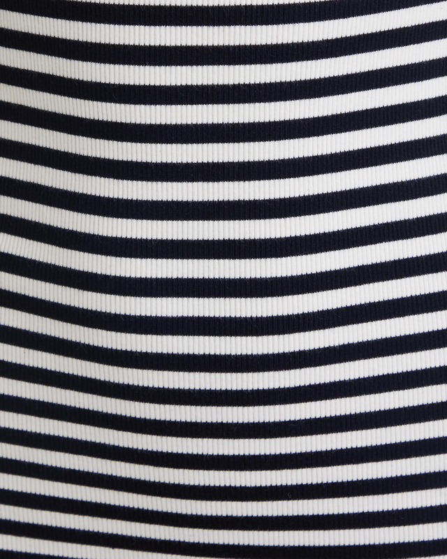 Dagmar Dress Ribbed Tank Svart/vit XL