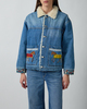Found Jakke Horse Equine Denim Work Vintage Blue M