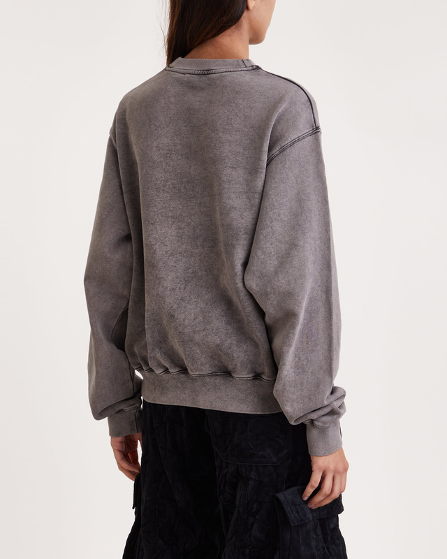 Acne Studios Tröja Blurred Logo Grå XXS