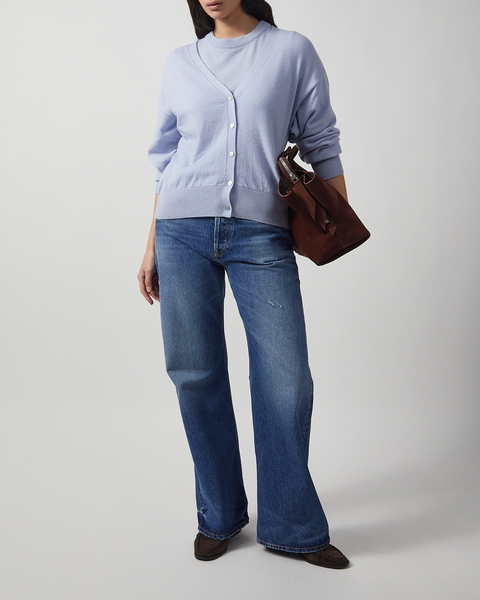 Cardigan Harrow Cashmere Light blue 2