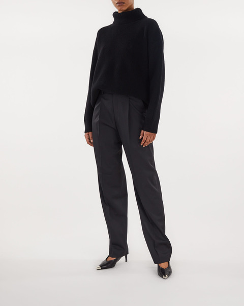Wool Cashmere Roller Neck Svart 2