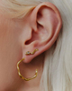 MARIA BLACK Earring Branch 20 Hoops Guld ONESIZE
