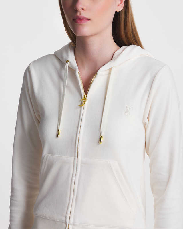 Juicy Couture Hoodie Gold Robertson  White S