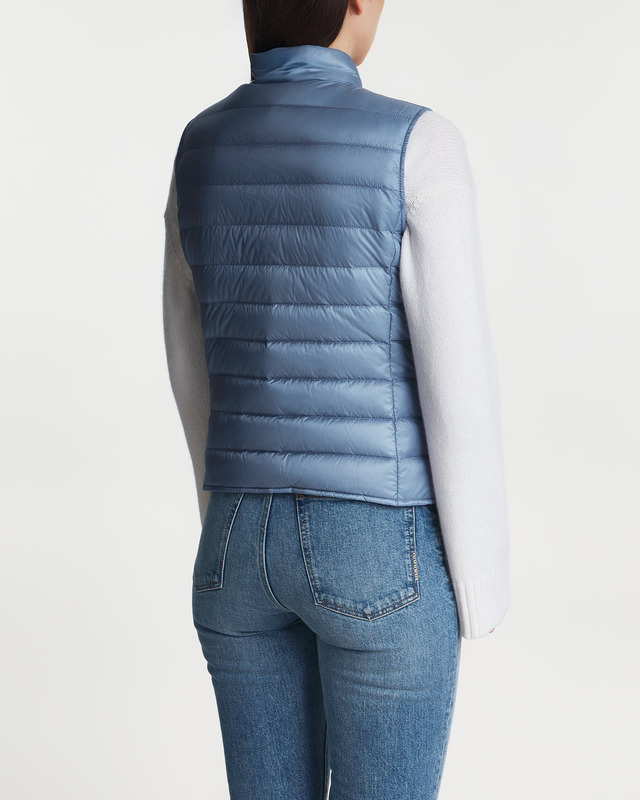 Moncler Vest Liane Gilet Ljusblå MONCLER4 (L)