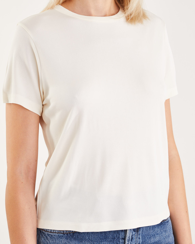 KHAITE T-Shirt Emmylou Cream XS