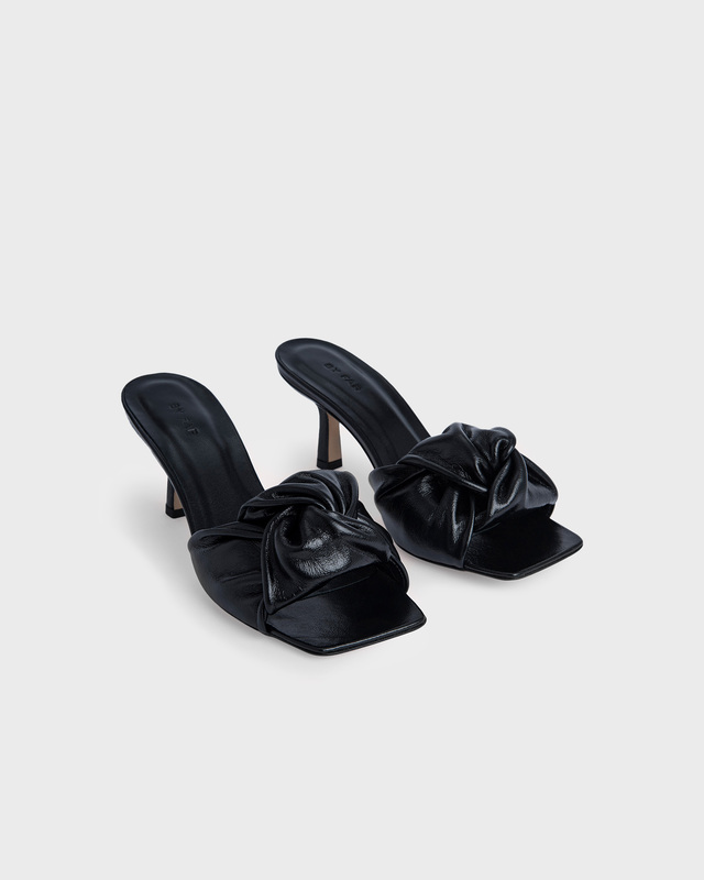By Far Heels Lana Black Gloss Leather Svart EUR 36