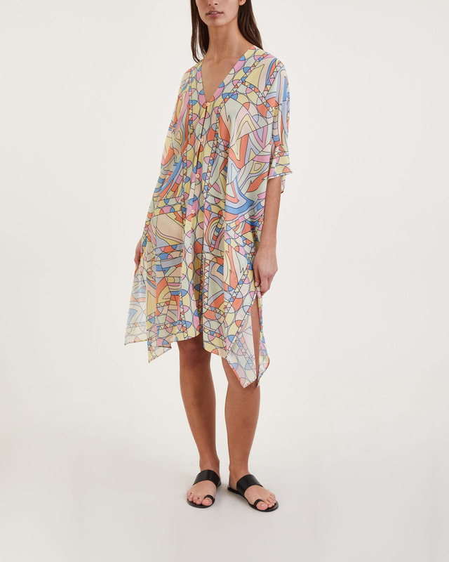 By Malina Kaftan Isla Bold Shapes Multicolor ONESIZE