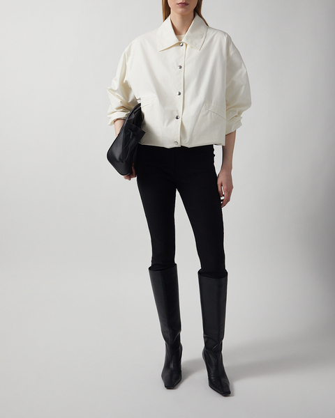 Jacket Printed Cotton Creme 2