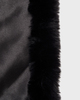 Acne Studios Furry Scarf Black ONESIZE