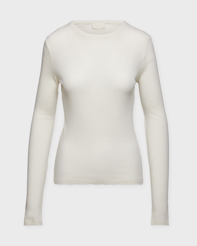 Wakakuu Icons Sweater Crew Neck Merino Wool Creme S