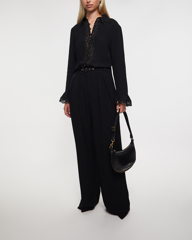 Zimmermann Skjorta Lace Trim Svart 1 (S-M)