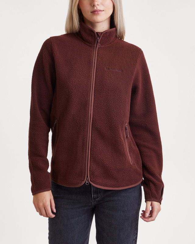 Peak Performance Jacka W Pile Zip  Bordeaux L
