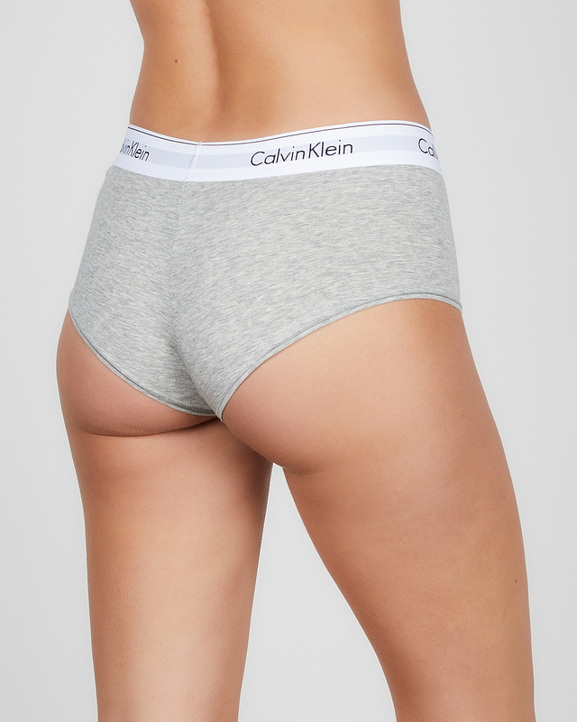 Calvin Klein Trosa Boy Shorts Heather XS