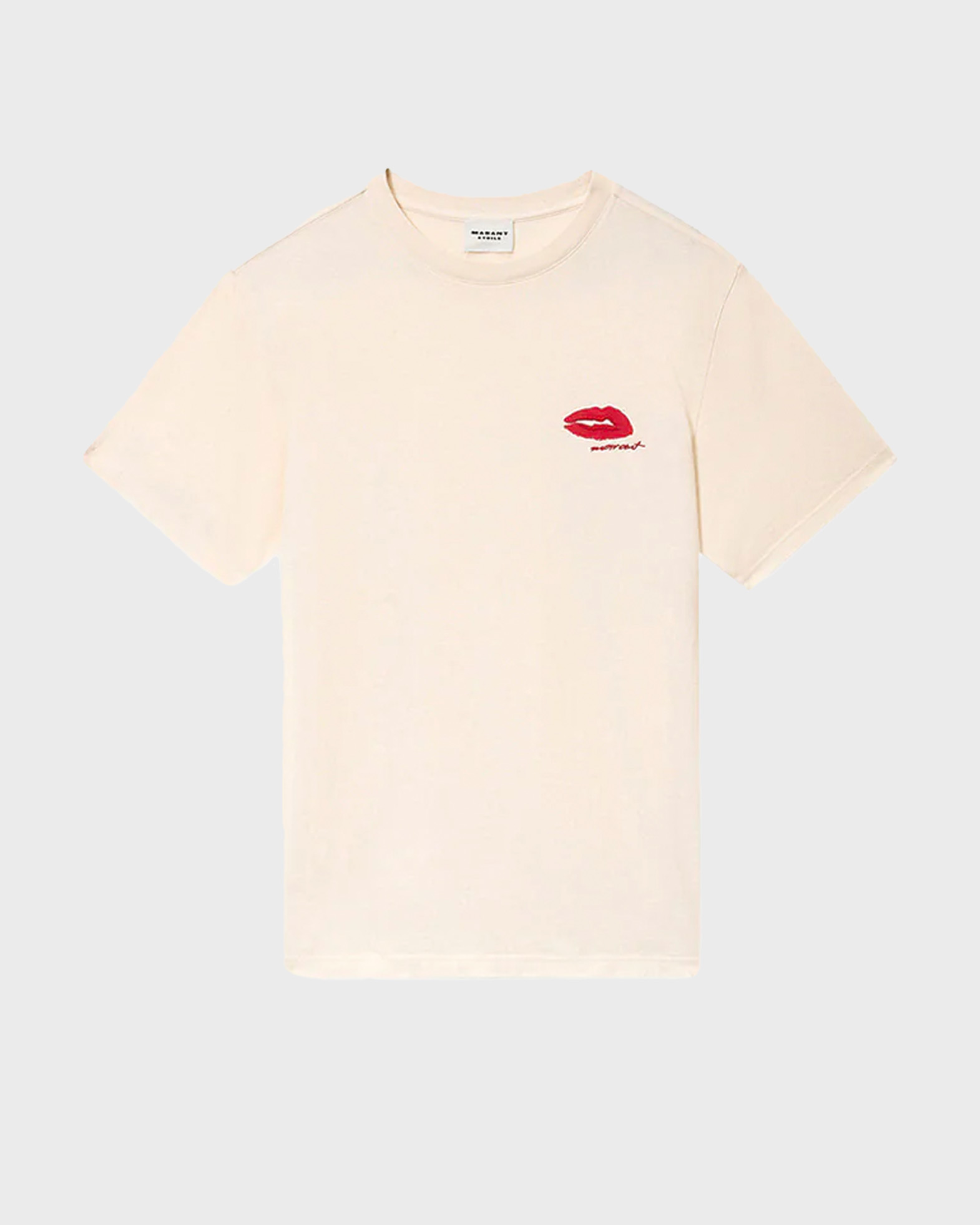 Isabel Marant Étoile Women's Ecru T-Shirt Zewel L