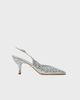 sania d'mina Klackskor Elena Glitter  Silver EUR 36
