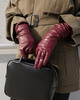 Handsome Stockholm Gloves Essentials Long Vino Vinröd L